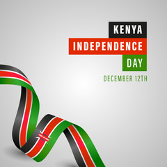 Kenya Independence Day Vector Template Design Illustration