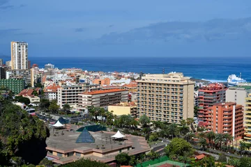 Deurstickers Spain, Canary Islands, Tenerife, Puerto de la Cruz © fotofritz16