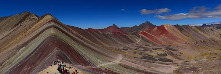 Papier Peint photo autocollant Vinicunca Rainbow mountain, 3 hours away from Cusco, Peru