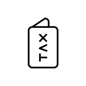 airport tax icon vector design