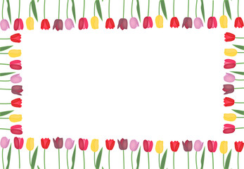 Tulips frame