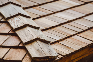 Wood texture background. roof