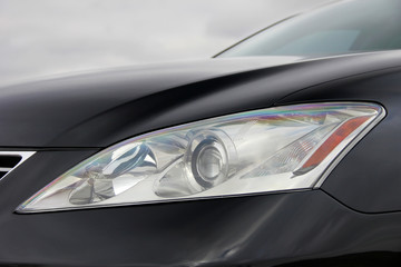 Car headlights. Luxury Headlights