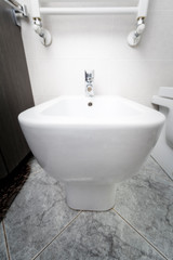 Bidet frontal view