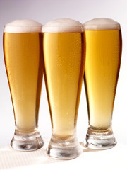 THREE GLASSES OF BEER
