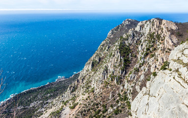 Sea coast, Cape Aya, Crimea