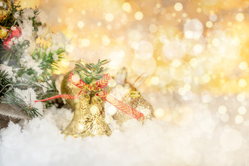 Obraz premium Christmas and New Year holidays background