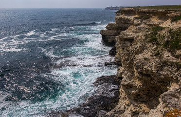 The Black Sea coast, Cape Tarkhankut, Crimea