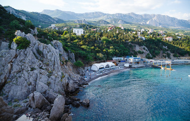 The black sea coast, Simeiz, Crimea