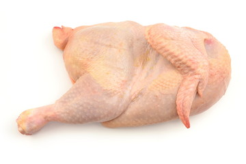 połowa kurczaka surowa