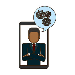 Smartphone business chat