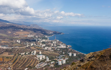 Fototapeta na wymiar Coast of the Black Sea, Crimea