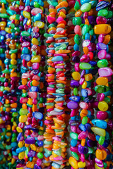 bunte Perlenketten