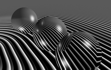 spheres fururistic background digital graphic