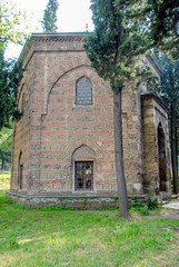 Bursa, Turkey, 01 May 2012: Muradiye complex, Tomb of Humma Sultan