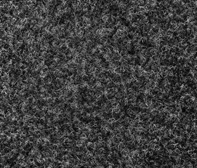 Fototapeta premium Carpet black artificial. Interlacing of fibers. Black white background.