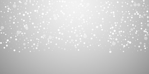 Magic stars random Christmas background. Subtle fl