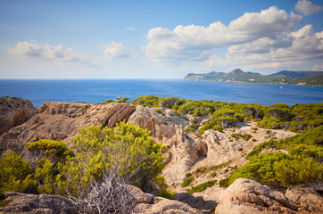 Fototapeta na wymiar Scenic landscape of Capdepera, Mallorca.