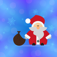 Santa Claus on the Background