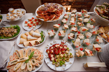 food in the restaurant