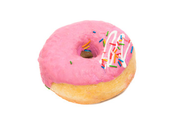 donuts in glaze isolated