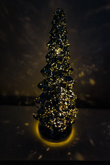Deko Weihnachtsbaum gelb