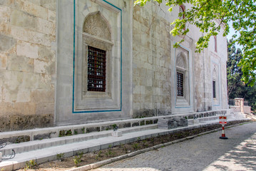 Bursa, Turkey, 01 May 2012: Green Mosque also known as Mosque of Mehmed I, is a part of the larger complex. © Kayihan