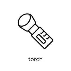 Torch icon from Camping collection.