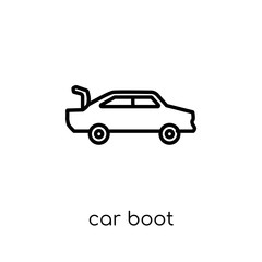 car boot icon from Car parts collection.