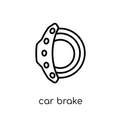 car brake icon from Car parts collection.