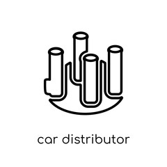 car distributor cap icon from Car parts collection.