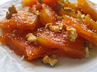 Bal kabağı tatlısı 