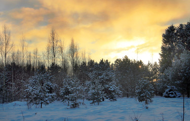 Зимний закат