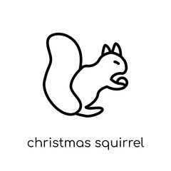 christmas Squirrel icon from Christmas collection.