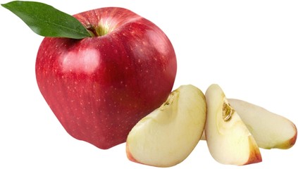 Apple and apple wedges