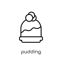 Pudding icon from Christmas collection.