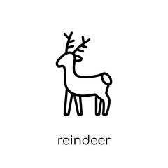 Reindeer icon from Christmas collection.
