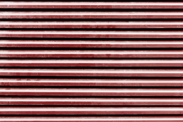 Red striped metal background texture