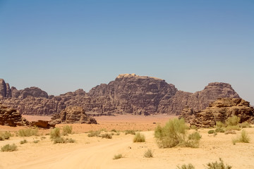 Face à la montagne - Wadi Rum - Jordanie 