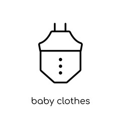 baby clothes icon from collection.