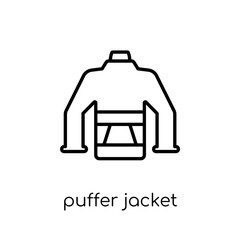 puffer jacket icon from Puffer jacket collection.