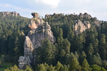 Peñas Cargadas Hidalgo Mexique - El Chico National Park Mexico