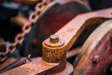 Alte Maschine Kettenschmiede 