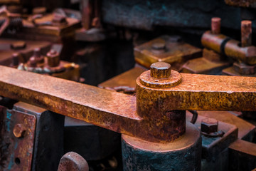 Alte Maschine Kettenschmiede 