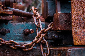 Alte Maschine Kettenschmiede 