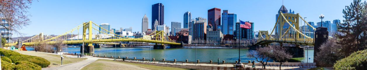 The  Pittsburgh Skyline - obrazy, fototapety, plakaty
