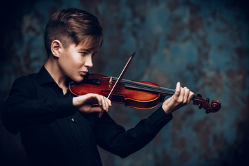 playing the violin © Andrey Kiselev