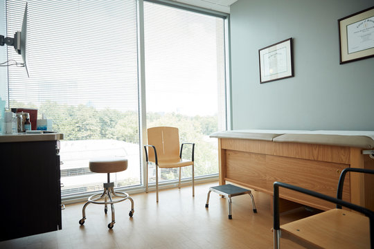 Empty examination room