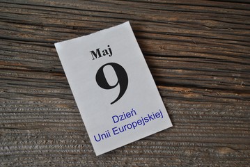 Fototapeta 9 maja - dzień Unii Europejskiej obraz