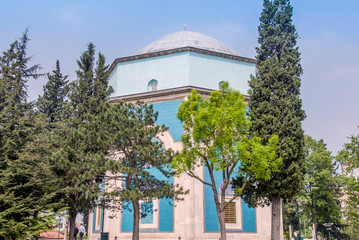 Bursa, Turkey, 01 May 2012: Tomb of Celebi Sultan Mehmet © Kayihan